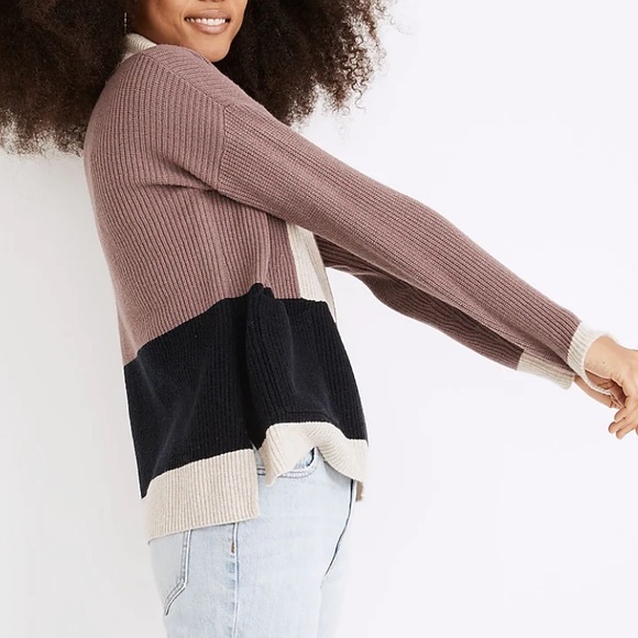 NWOT Glenbrook 1/2 Zip Colorblock Sweater - Picture 2 of 13